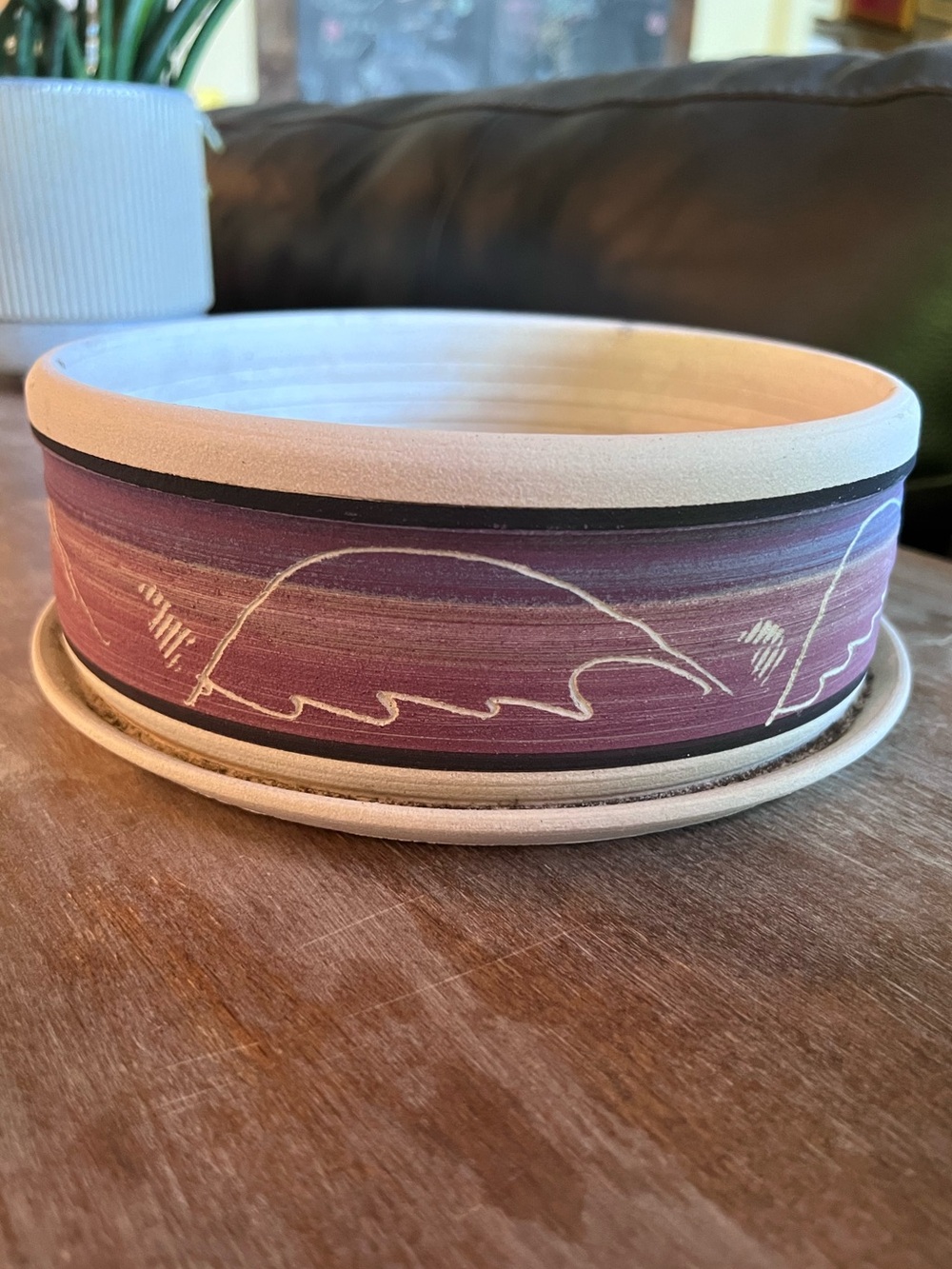 Rare Design 𝑽𝒊𝒏𝒕𝒂𝒈𝒆 Southwestern Pottery Etched Planter